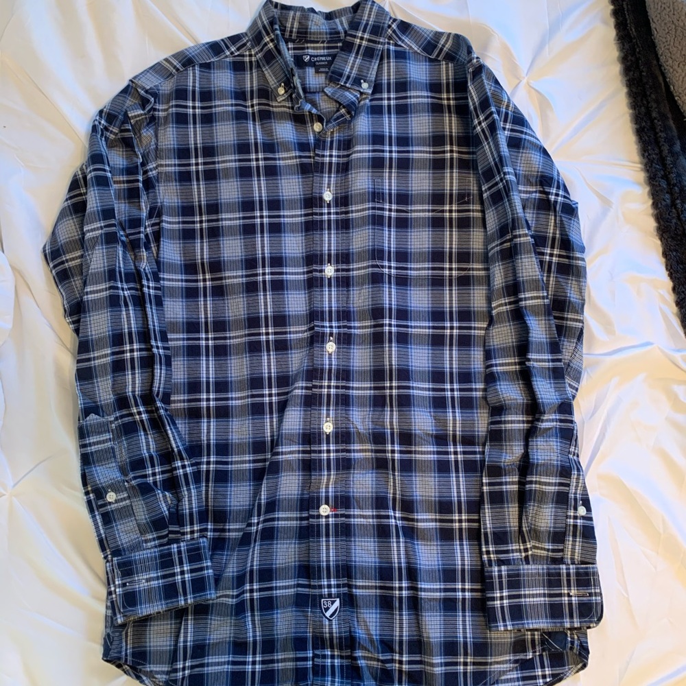 Cremieux button down casual shirt small